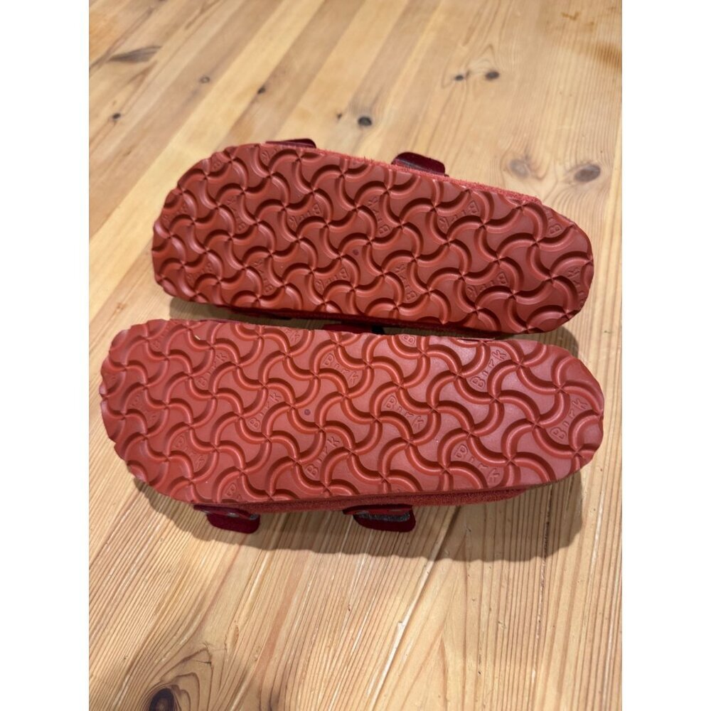 Birkenstock Uji Double Strap Slide Sandals Sienna Red EU 37 Women's US 6 - Picture 6 of 6